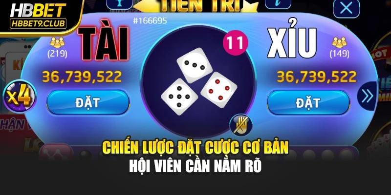 Chiến lược đặt cược cơ bản hội viên cần nắm rõ