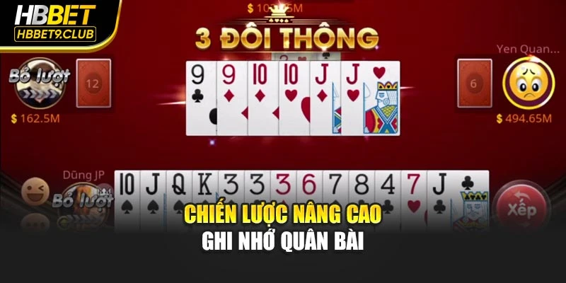 Chiến lược nâng cao ghi nhớ quân bài