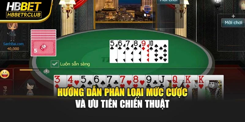 Hướng dẫn phân loại mức cược và ưu tiên chiến thuật